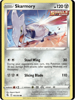 2021 Skarmory #182 Fusion Strike