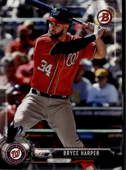 2017 Bryce Harper #3 Bowman