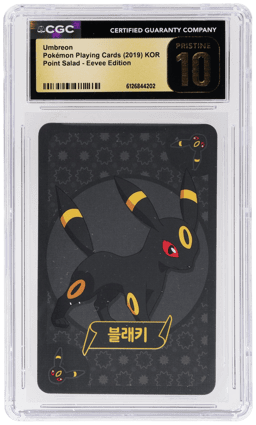 2019 Pokemon Point Salad Eevee Edition Korean Umbreon CGC PRI