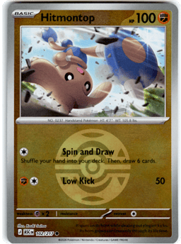 2026 Hitmontop (Ball Reverse Holofoil) #102 Ascended Heroes