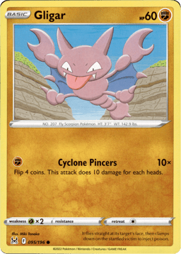 2022 Gligar #95 Lost Origin