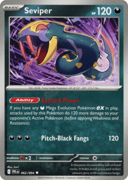 2025 Seviper #62 Phantasmal Flames