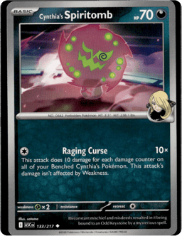2026 Cynthia's Spiritomb #133 Ascended Heroes
