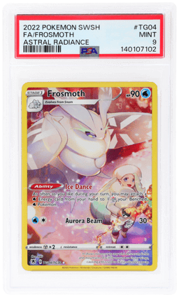 2022 Pokemon Sword and Shield Astral Radiance Trainer Gallery Character Rare Frosmoth #TG04 PSA 9