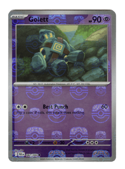2025 Golett  (Master Ball) #042 Black Bolt