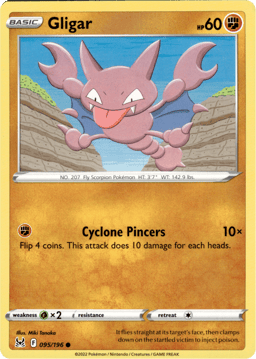 2022 Gligar #95 Lost Origin