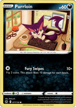 2023 Purrloin #77 Crown Zenith