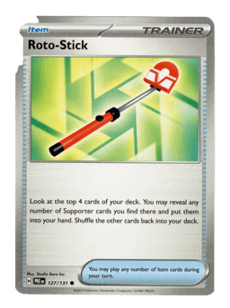 2025 Roto-Stick #127 Prismatic Evolutions