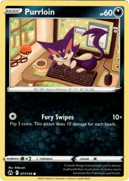 2023 Purrloin #77 Crown Zenith