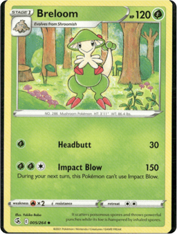 2021 Breloom #5 Fusion Strike