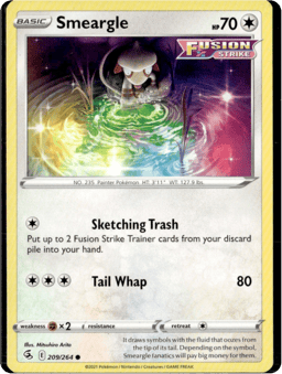 2021 Smeargle #209 Fusion Strike