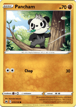 2023 Pancham #72 Crown Zenith