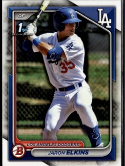 2024 Jaron Elkins #BP-106 Bowman Prospects