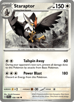 2023 Staraptor #150 Scarlet & Violet