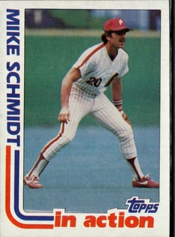 1982 Mike Schmidt #101 In Action