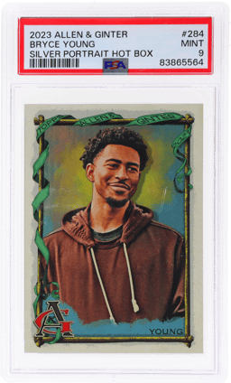 2023 Topps Allen and Ginter Silver Portrait Bryce Young #284 PSA 9