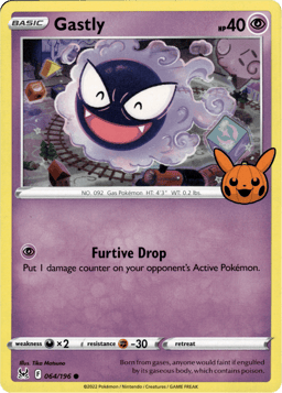 2020 Gastly #064/196 Miscellaneous Cards & Products