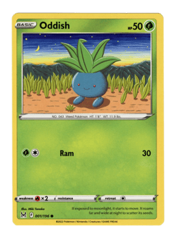 2022 Oddish #1 Lost Origin