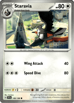2023 Staravia #149 Scarlet & Violet