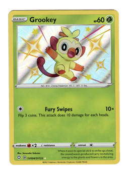 2021 Grookey #SV004 Shining Fates