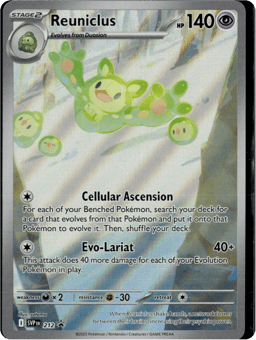 2023 Reuniclus #212 Scarlet & Violet Black Star Promos