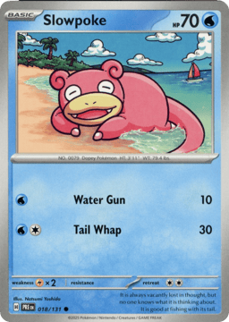 2025 Slowpoke #18 Prismatic Evolutions