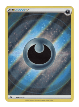 2023 Darkness Energy #158 Crown Zenith