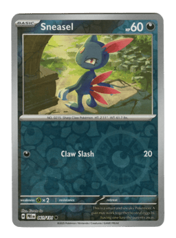 2025 Sneasel #61 Prismatic Evolutions