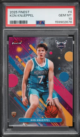 2025 Finest Basketball Kon Knueppel ROOKIE #4 PSA 10 GEM MINT
