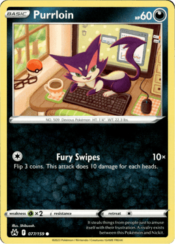 2023 Purrloin #77 Crown Zenith