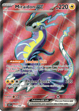 2023 Miraidon ex #227 Scarlet & Violet