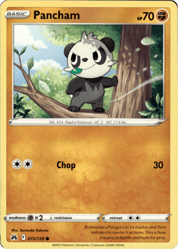 2023 Pancham #72 Crown Zenith