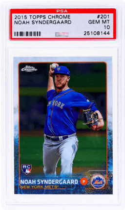 2015 Topps Chrome Noah Syndergaard #201 PSA 10