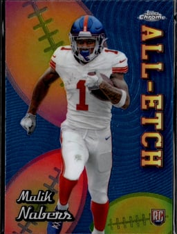 2024 Malik Nabers #CAE-MN Topps Chrome All-Etch