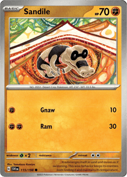 2023 Sandile #115 Scarlet & Violet