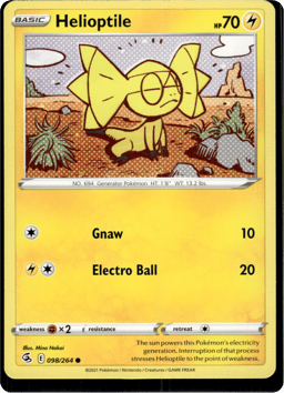 2021 Helioptile #98 Fusion Strike