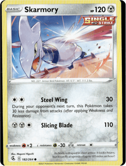 2021 Skarmory #182 Fusion Strike