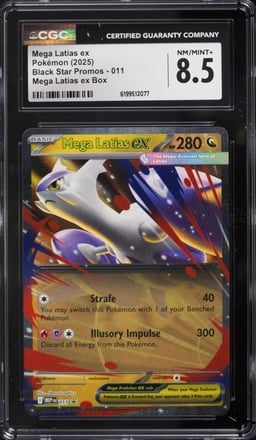 2025 Pokemon Mega Evolution Promo Box Holo Mega Latias Ex #11 CGC 8.5 NM-MT+