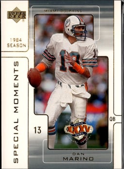 2001 Dan Marino #6 of 9 Special Moments