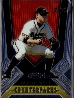 2000 Chipper Jones #275 Finest Counterparts