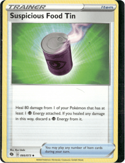 2020 Suspicious Food Tin #66 Champion's Path