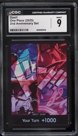 2025 One Piece 2nd Anniversary Set Don!! CGC 9 MINT