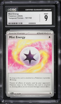 2024 Pokemon Temporal Forces Mist Energy #161 CGC 9 MINT