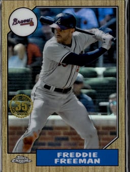 2022 Freddie Freeman #87BC-11 Topps Chrome