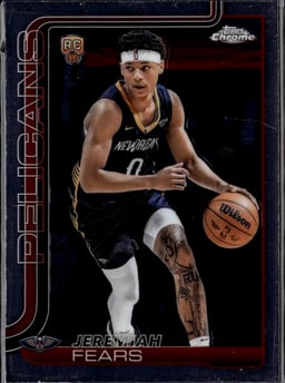 2025 Jeremiah Fears #257 Topps Chrome