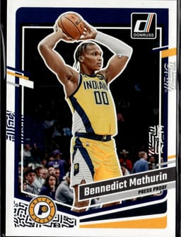 2023 Bennedict Mathurin #101 Donruss Press Proof
