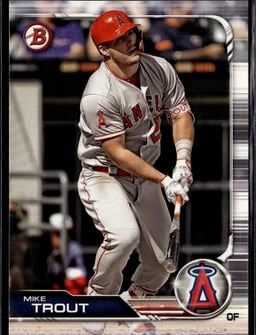 2019 Mike Trout #1 Bowman