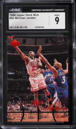 1998 Upper Deck MJx Michael Jordan #93 CGC 9 MINT