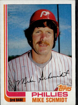 1982 Mike Schmidt #100 Baseball