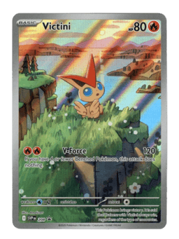 2023 Victini #208 Scarlet & Violet Black Star Promos